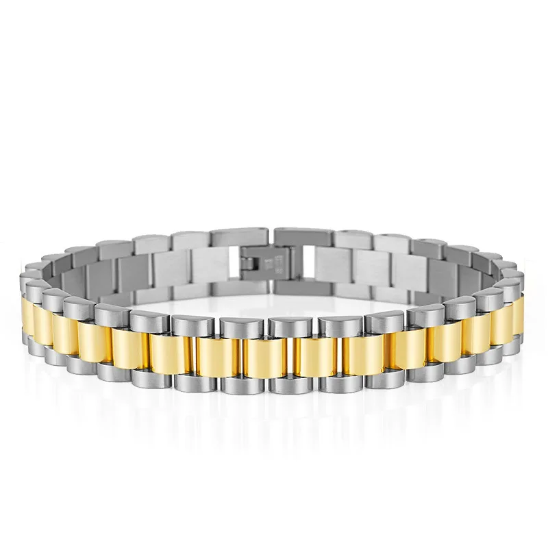 

New Brand Crown Charm Link Bracelets For Men Women Stainless Steel Jewelry Luxury Soft Wedding Party Wristband Bangles Gift
