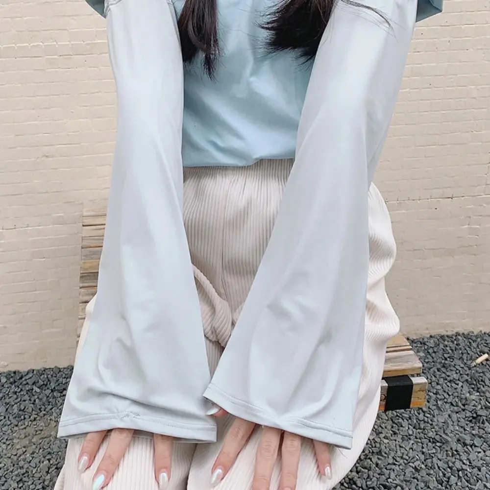 Рукава солнцезащитные из вискозы свободные длинные дышащие рукава от солнца и