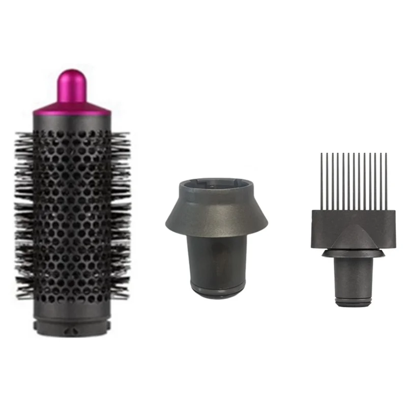

Cylinder Comb Wide Tooth Comb for Dyson Supersonic Hair Dryer Curling Attachment Fluffy Straight Hair Styler Nozzle Tool