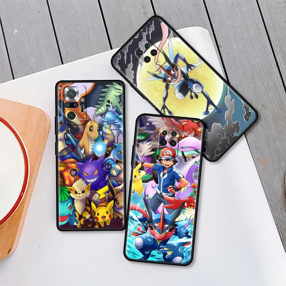 case for xiaomi redmi note 11 10 9 8 pro k40 10s 9s soft phone cover 8t 9a 9c 9t 7 tpu silicone back shell hot pokemon game capa free global shipping
