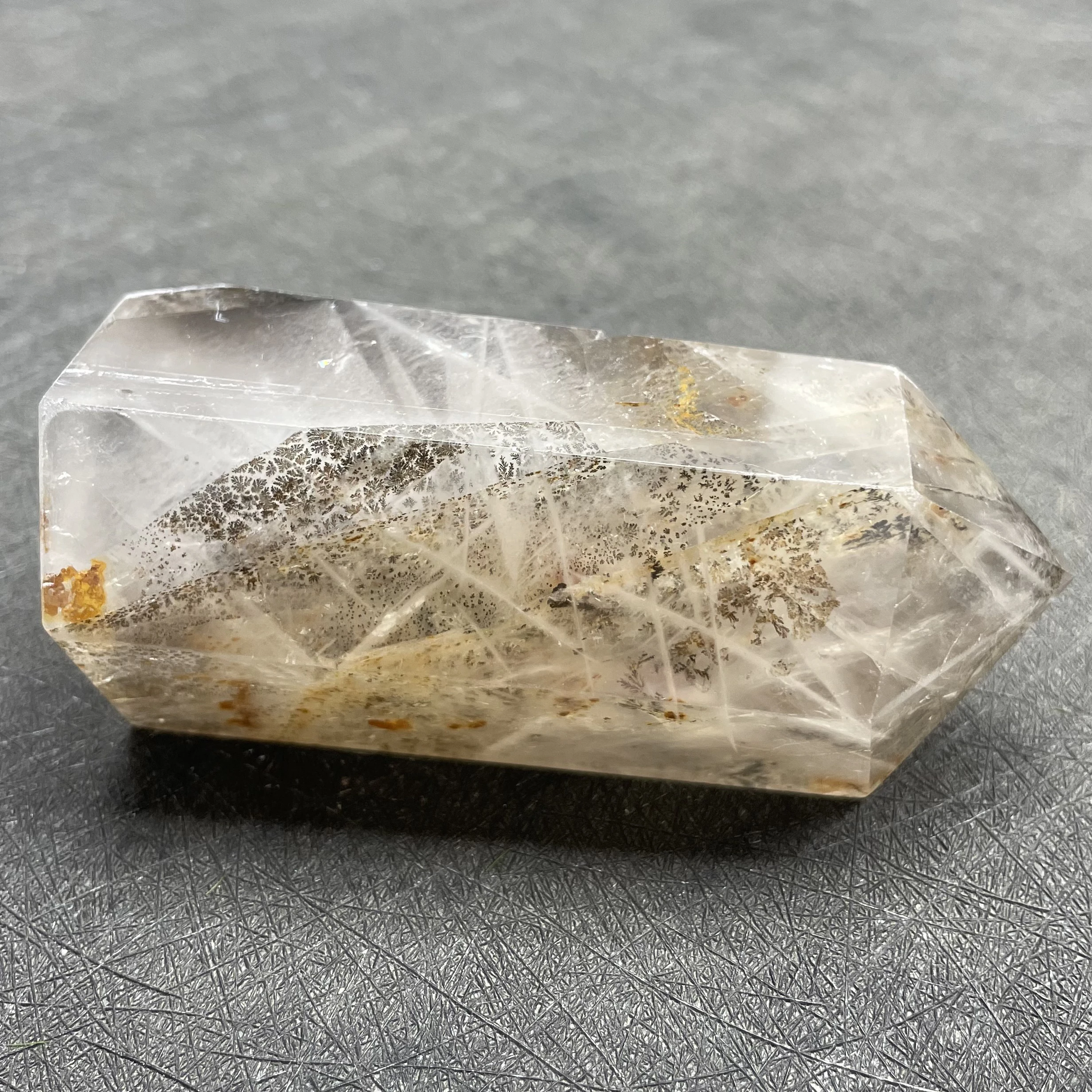 173 г натуральная кристаллическая башня прозрачная кварцевая палочка Кварцевая