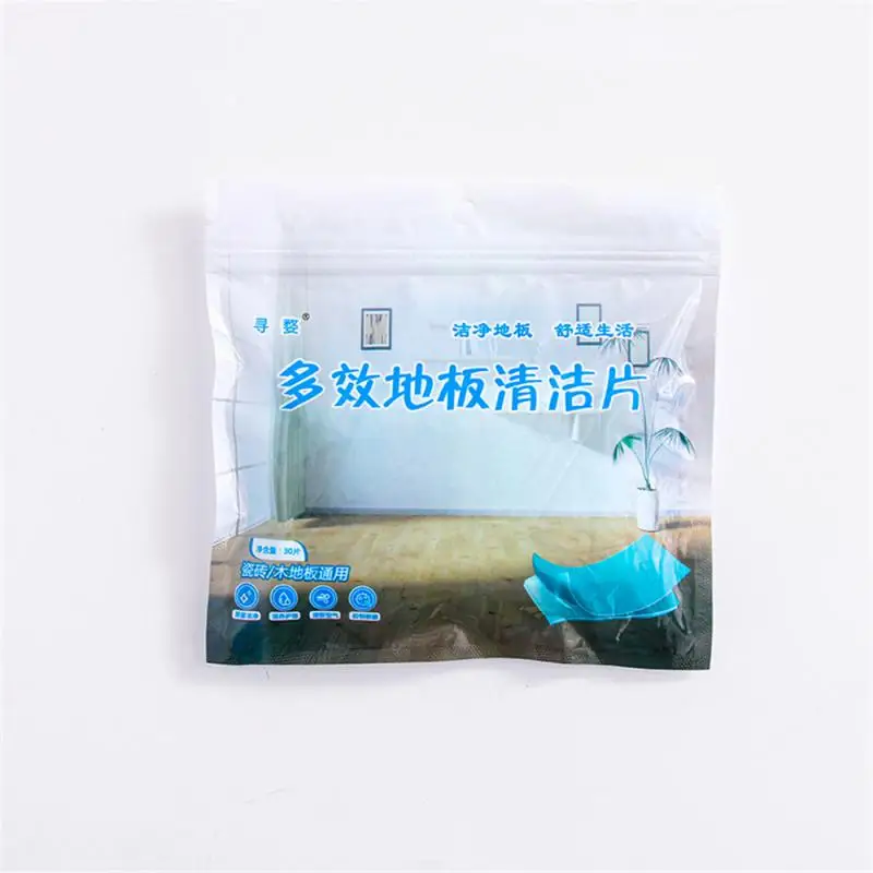 

30pcs Floor Cleaner Cleaning Sheet Wiping Wooden Floor Tiles Mopping Floor Porcelain Cleaner Powder Cleaning Household Hygiene