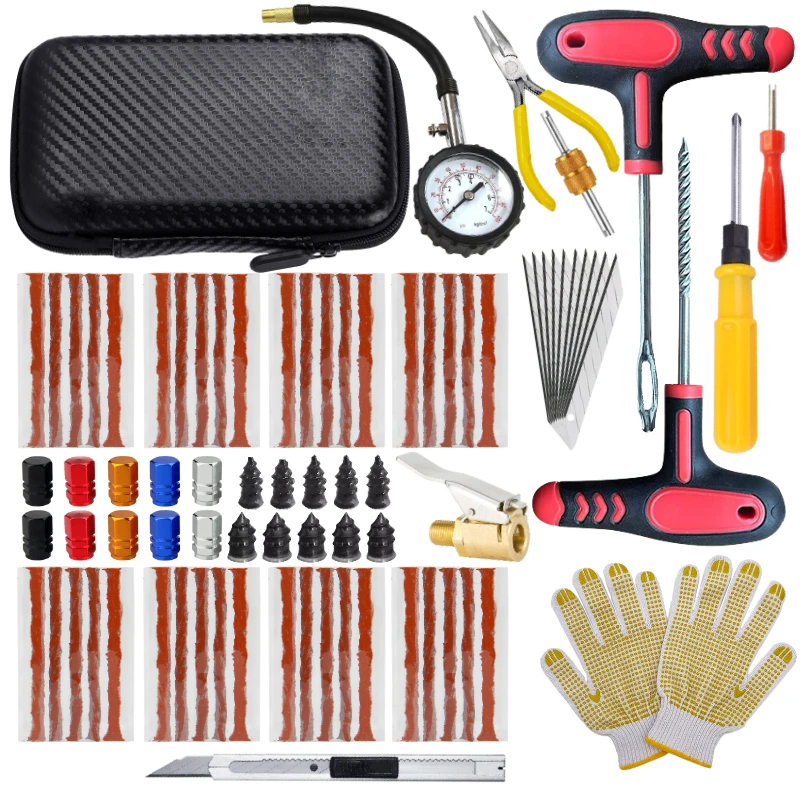 Набор для ремонта автомобильных шин универсальные клейкие ленты снятия проколов