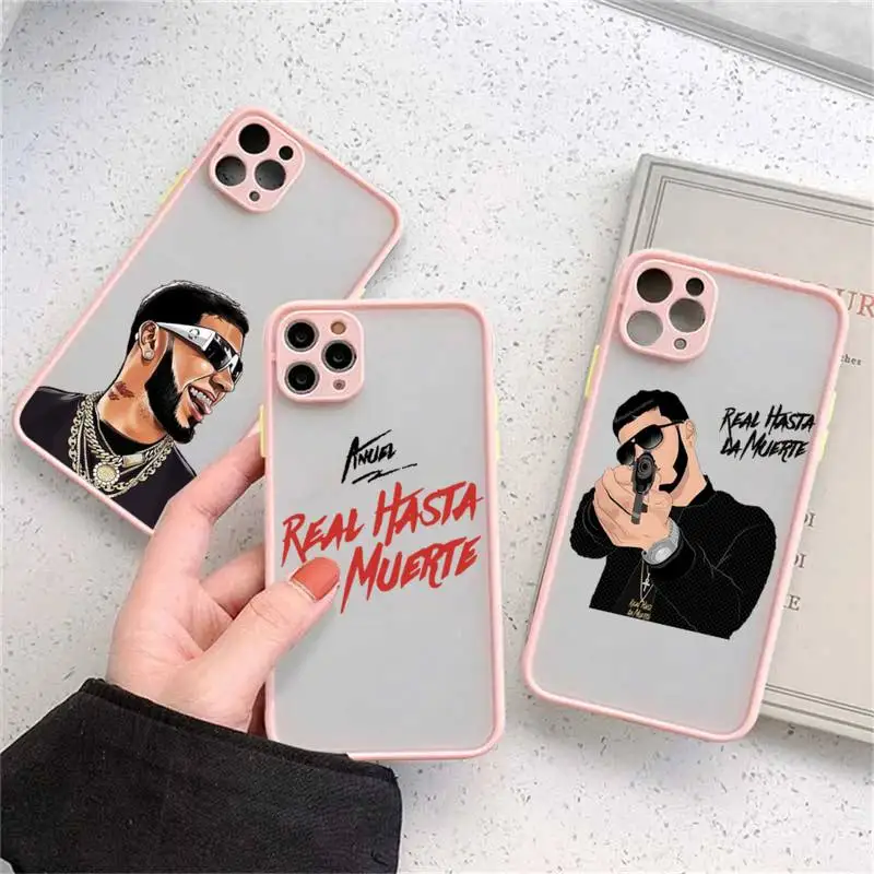 

Anuel AA Real Hasta La Muerte Phone Case matte transparent For iphone 14 11 12 13 plus mini x xs xr pro max cover