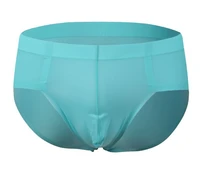 mens underwear traceless mens briefs solid color simple one piece underwear transparent and breathable sexy underwear men