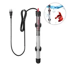 Погружной термостат с регулируемой температурой, нагревательный стержень для аквариума, нагреватель для аквариума с европейской и американской вилкой, 110-220 В, 2550100200300 Вт