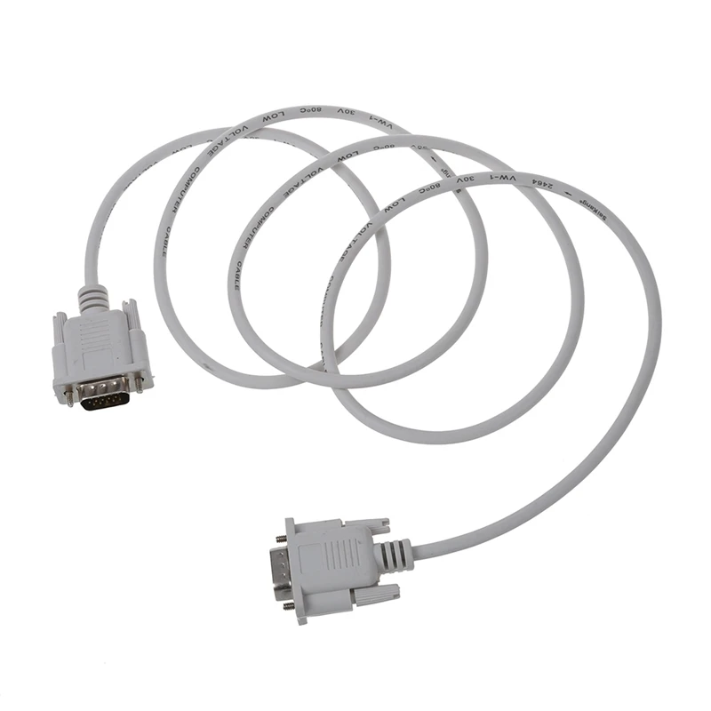 VGA DB15 Male к RS232 DB9 Pin Переходный кабель и серебристый алюминиевый радиатор-радиатор