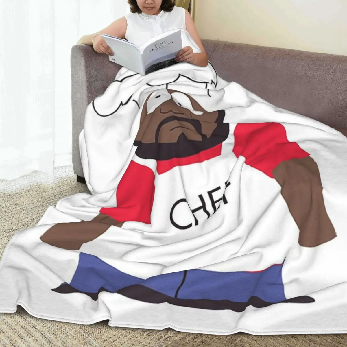 Одеяла шеф-повара South Park флисовые дышащие одеяла для дивана одеяло путешествий