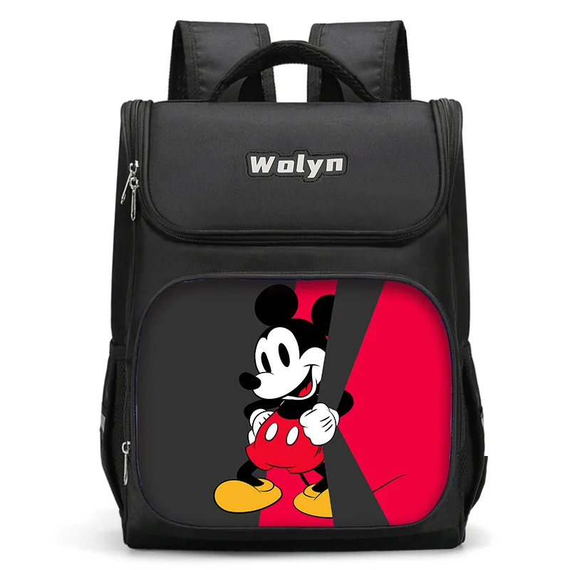 Большой Детский рюкзак Микки и Минни Disney школьный ранец для мальчиков девочек