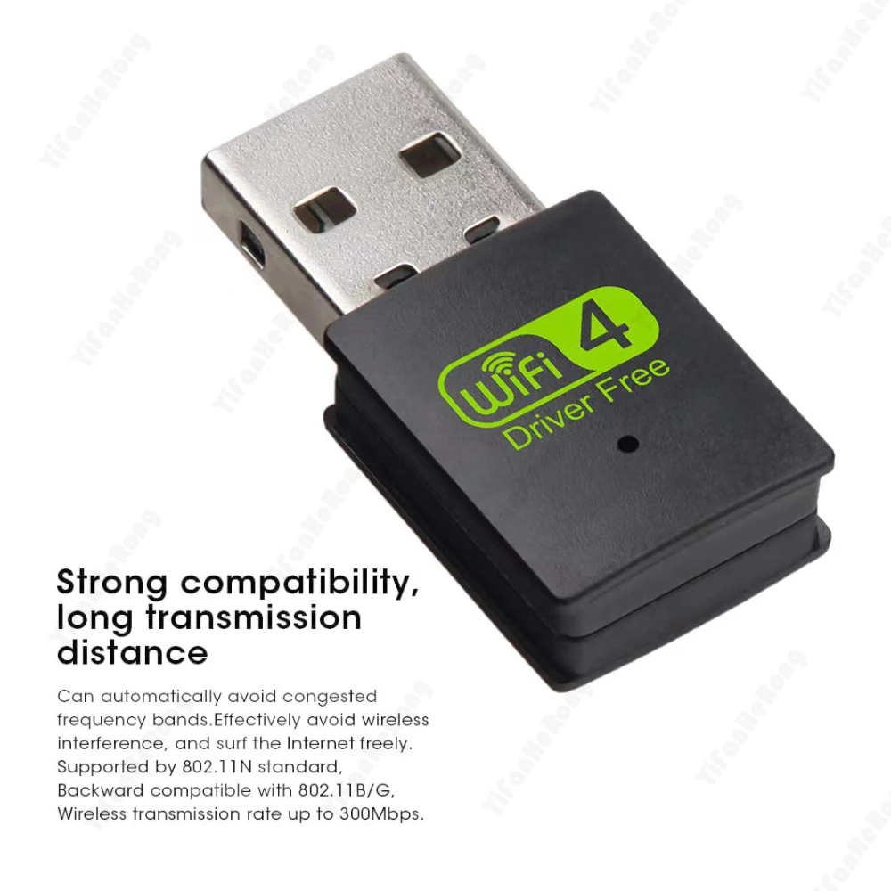 USB Wi-Fi адаптер с бесплатным драйвером 300 Мбит/с 2 4 ГГц 802.11n