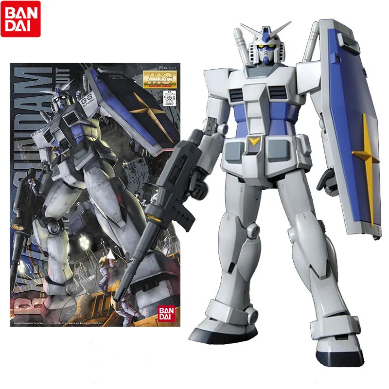 

Оригинальная модель Bandai Gundam, Комплект аниме-фигурок MG 1/100 G3 RX-78-3 Ver коллекция 2,0, аниме фигурка Gunpla, игрушки для детей