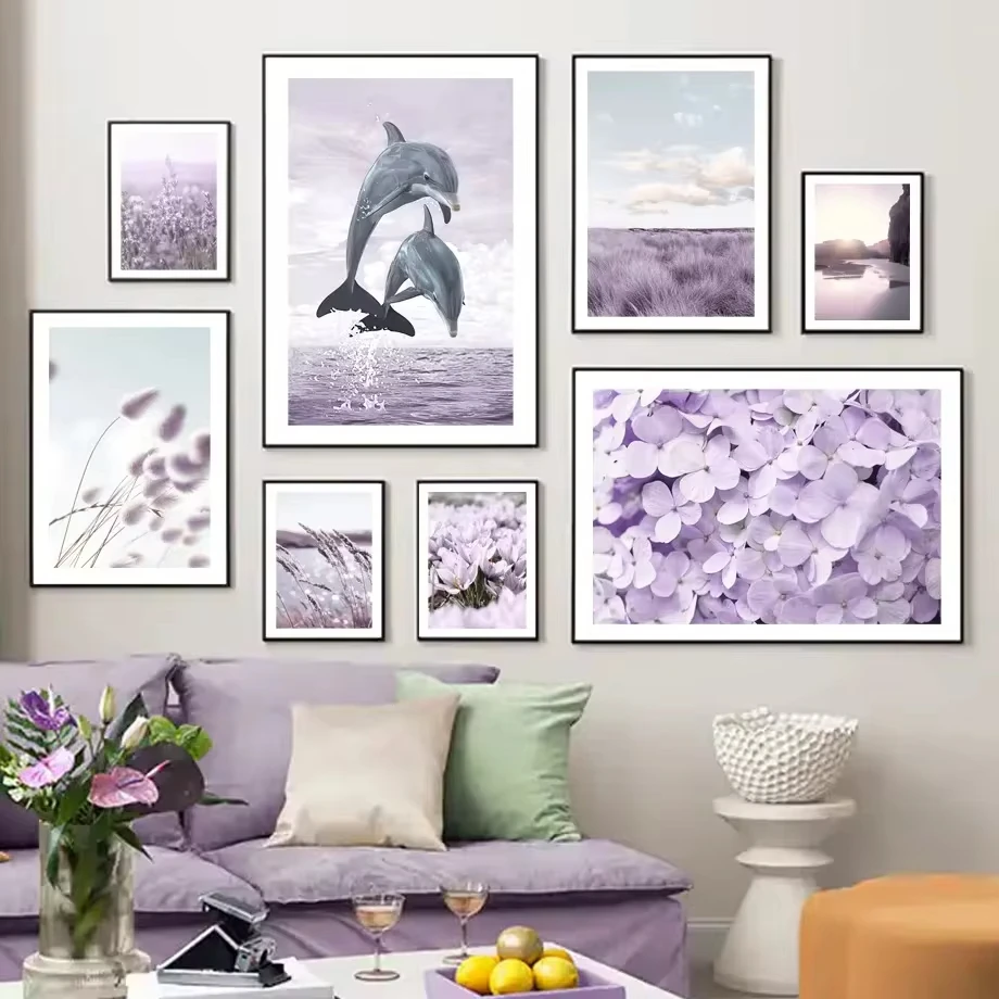 Настенная картина в скандинавском стиле с изображением пляжа Кита моста язычков