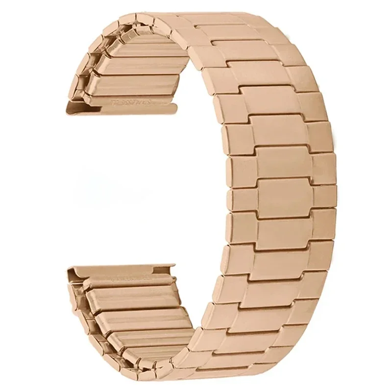 Эластичный ремешок из нержавеющей стали универсальный браслет 22 мм для Seiko Huawei