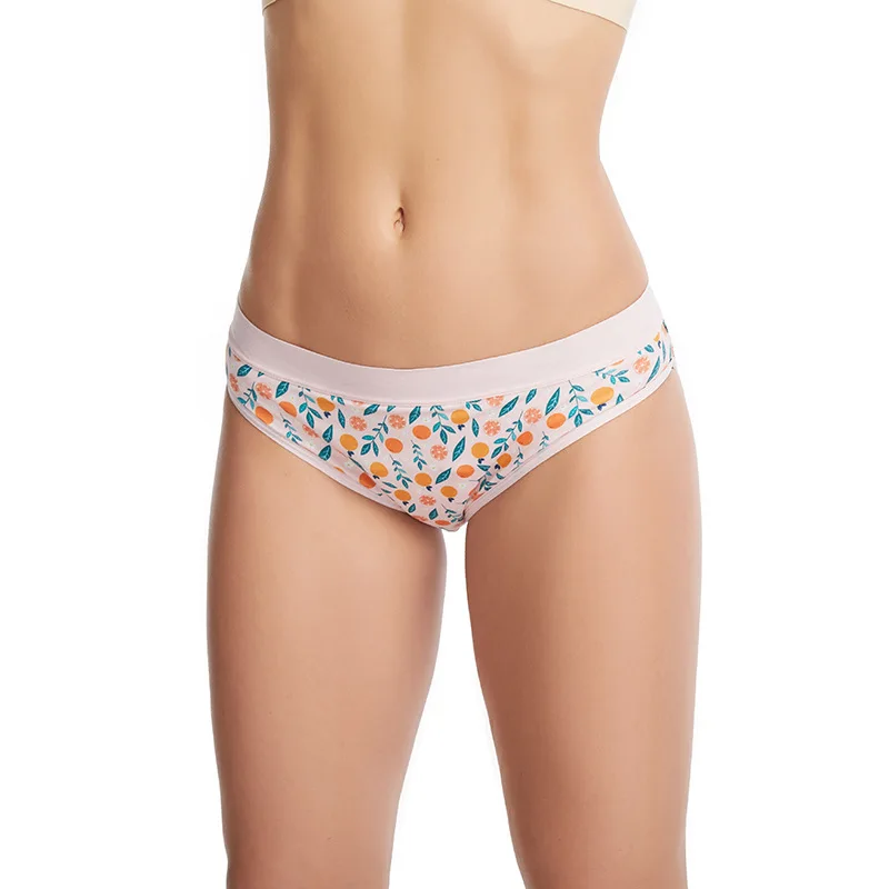 3PCS Europe Size 4-Layer Cotton TEEN Period Panties Mid-Rise Loli Underwear Absorbent Menstrual Panties Leakproof Women's Briefs