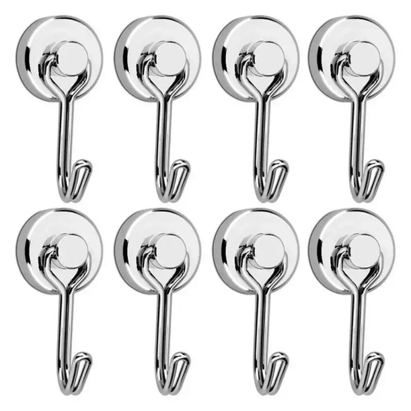 

Kitchen Home Tools Magnetic Duty Hook Storage Heavy Nail-free Iron-absorbing Neodymium Hook Hook Strong Magnetic Organization