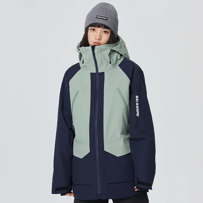 Пальто для сноуборда 2025 лыжные куртки Зимняя Новая Водонепроницаемая спортивная