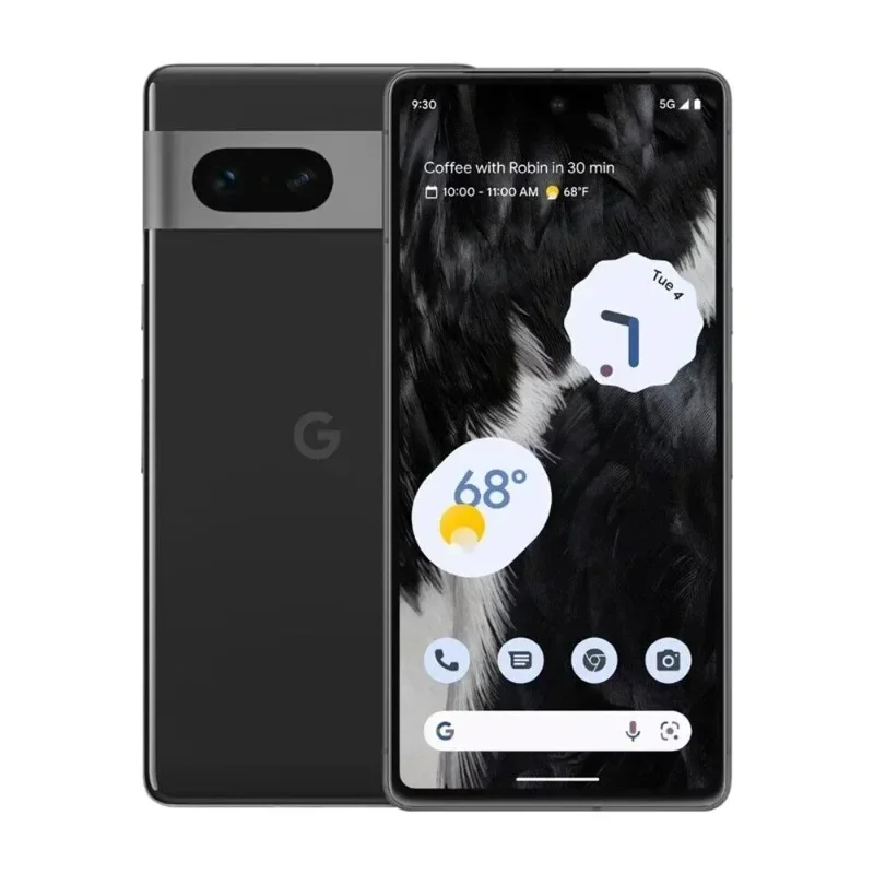 Смартфон Google Pixel 7 5G, разблокированный, 6.3 дюйма, 90 Гц AMOLED, 8 ГБ ОЗУ, 128256 ГБ, камера 50 МП, 4355 мАч, NFC, Android (art.: 3920db1cccfff) - 3920db1cccfff