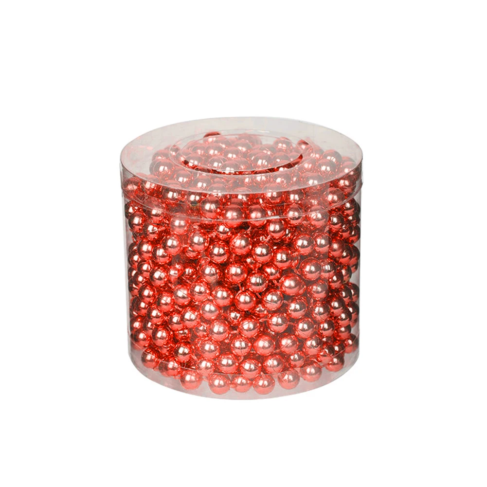 Праздничное украшение рождественская нить из бисера вечеринка золотая длиной 5 м