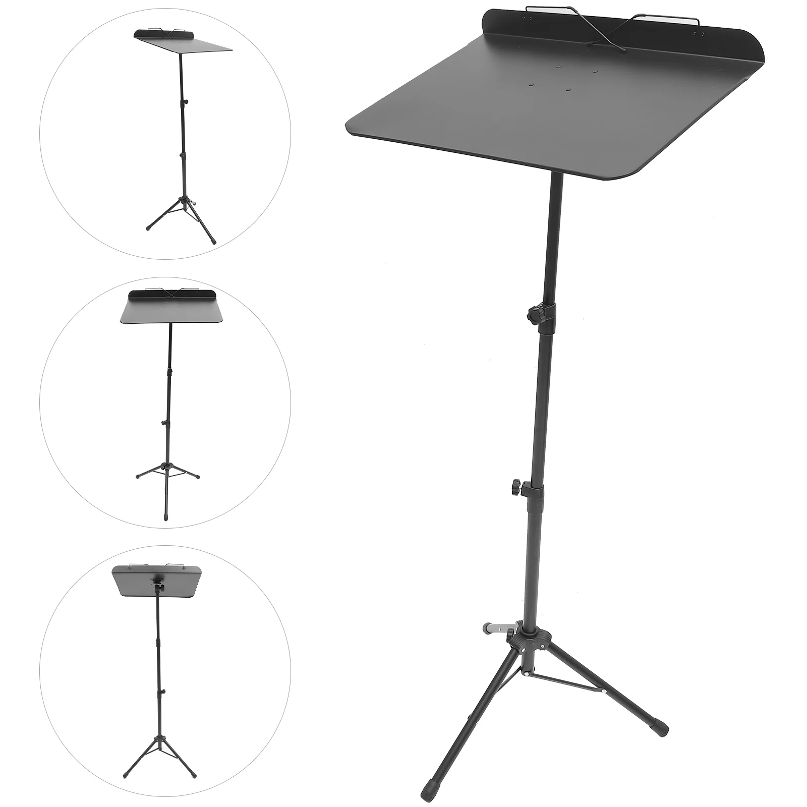 

Projector Bracket Holder Stand Collapsible Shelves Fold Tripod Abs Laptop Stands