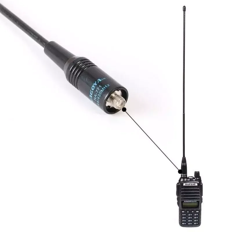 

SMA-Female Dual Band 10W Walkie Talkie Antenna for Baofeng UV5R UV-82 BF-888S Accessories 38cm