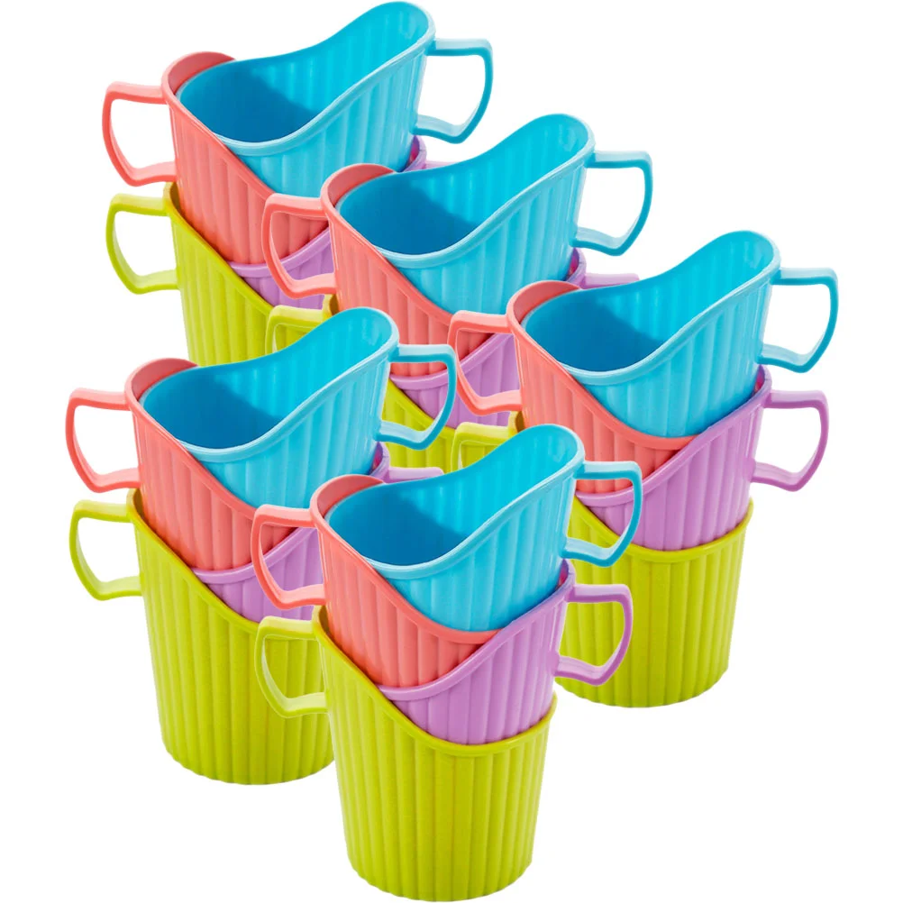 

20Pcs Anti-scalding Cup Sleeve Coffee Mug Sleeve Household Cup Holder Colorful Cup Holder (Random Color)