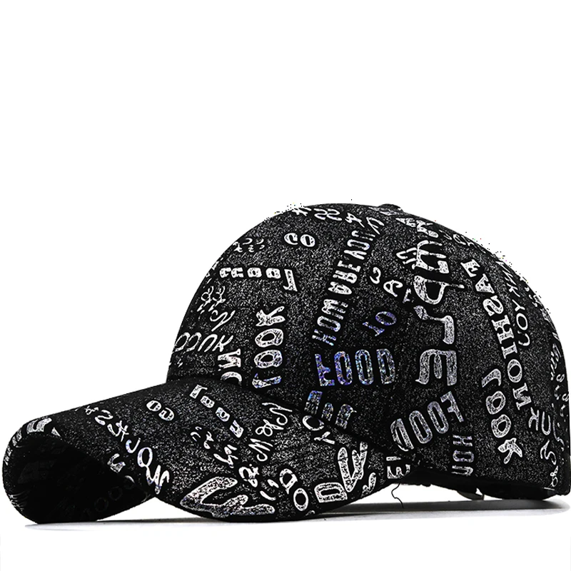 

Graffiti Print Baseball Cap New Spring Sunhat Colorful Letter Men Women Unisex-Teens Cotton Snapback Caps Fashion Hip Hop Hat