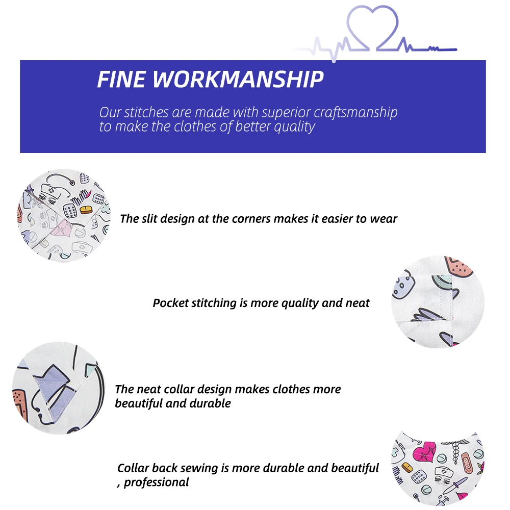 Новая медицинская Униформа с Санта Клаусом женская и Мужская классическая