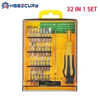 32 in 1 screwdriver set interchangerable precision screwdriver bits laptop cellphone manual repair hand tools kit