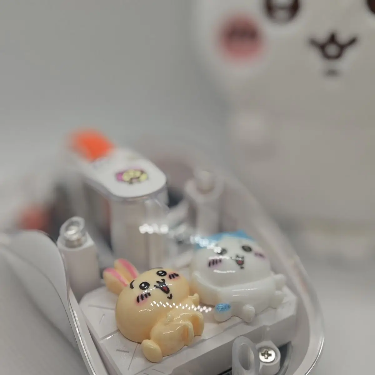 Сборная мышь Chiikawa Usagi Hachiware DIY: милая, мягкая, кавайная, проводнаябеспроводная, для офиса, игр, декора рабочего стола (art.: 3920dbe3b74eb) - 3920dbe3b74eb