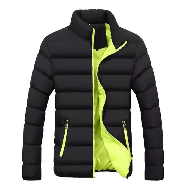 New2022 Windbreaker Cotton Padded Jacket Casual Sports Autumn Winter Men's Stand Collar Warm Thick  Parkas Jacket  6XL