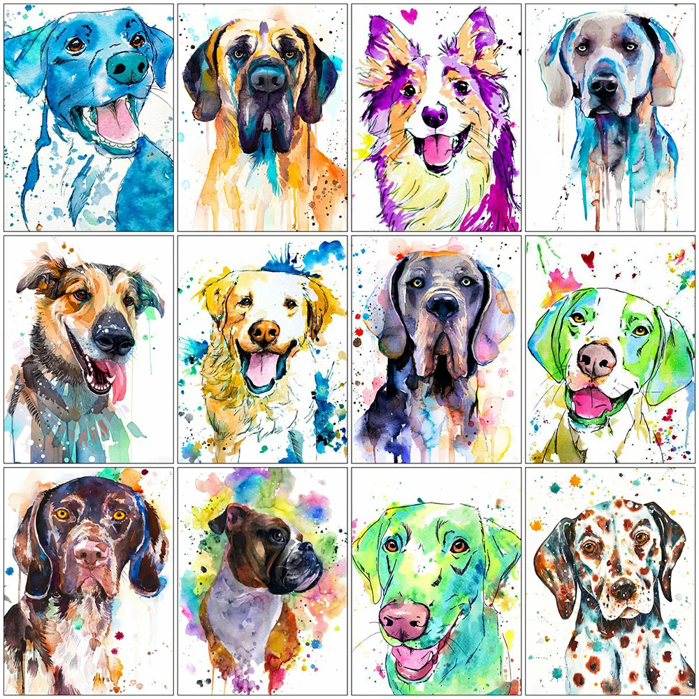 Набор для рисования маслом по номерам набор сделай сам раскрашивания мультяшных