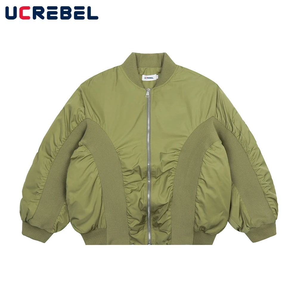 

Мужская стеганая куртка с V-образным вырезом, на молнии