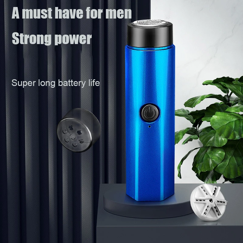 

New Men's Rechargeable Long-lasting Electric Shaver Car Travel Portable Shaver Mini Men's Shaver
