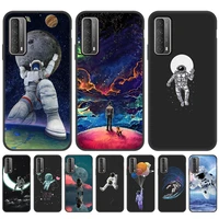 astronaut phone case for huawei mate 40 30 9 pro 10 20 x lite case for huawei honor x10 v10 v20 v30 pro note 10 shockproof cover