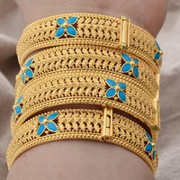 bangles gold color bangles for women wedding bracelet bangles african bridal jewelery bijoux femme wedding jewelry