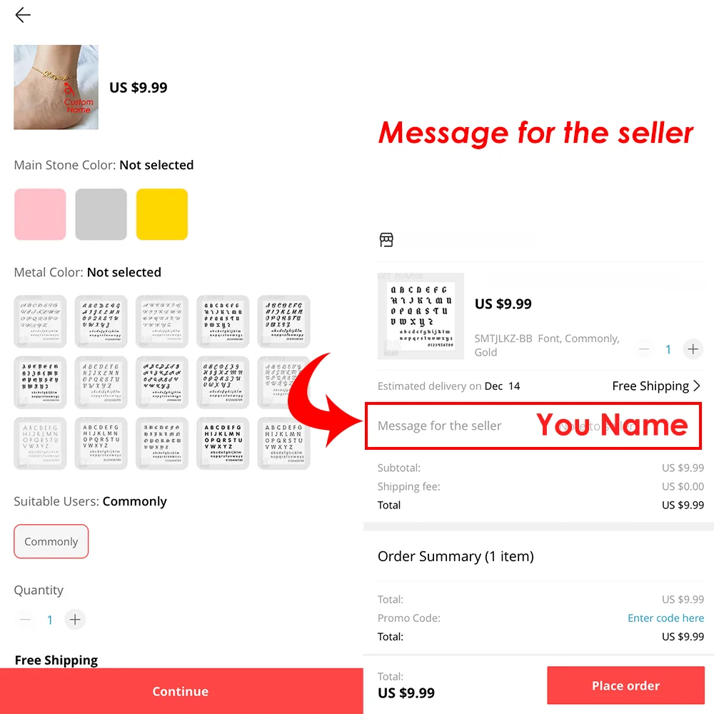 Orazio Customized Name Anklet for Women 14K Gold Personalized Letter 316L Stainless Steel Jewelry Gift Support Dropshipping