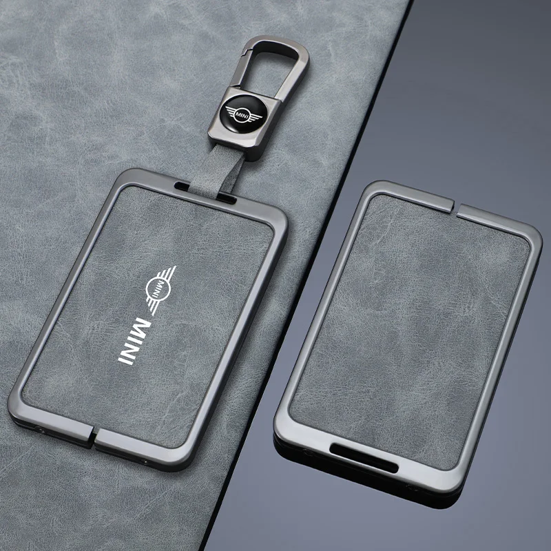 Фото Кожаный чехол-ключница для смарт-карты NFC с NFC-функцией для BMW MINI 5, 7 серии, X1, X3, X5, X6, X7, 535le, аксессуар для брелока №4