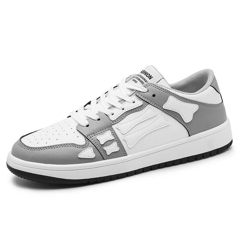 Мужские кроссовки из ПУ кожи Вулканизированная подошва Повседневная дышащая