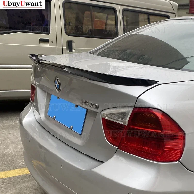 do BMW serii 3 E90 Spoiler 2005--2011 M4 Style Wysokiej jakości plastikowe tylne skrzydło bagażnika ABS Zestaw karoserii Akcesoria