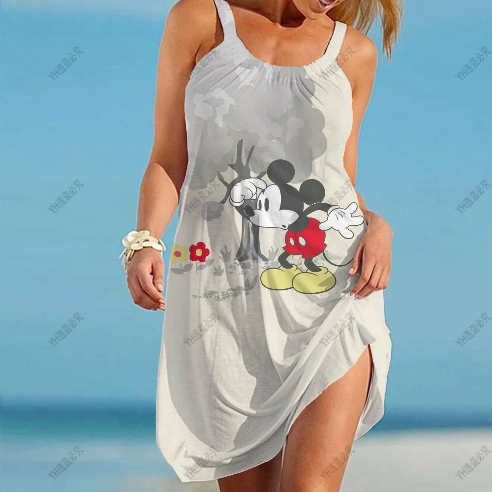 Женское богемное винтажное пляжное платье летнее привлекательное праздничное с