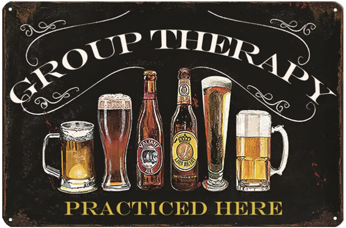 

Bar Wall Decoration Beer Sign Metal Tin Sign for Patio Backyard and Swimming Pool Retro Sign Home Decor Art Outdoor Decoration