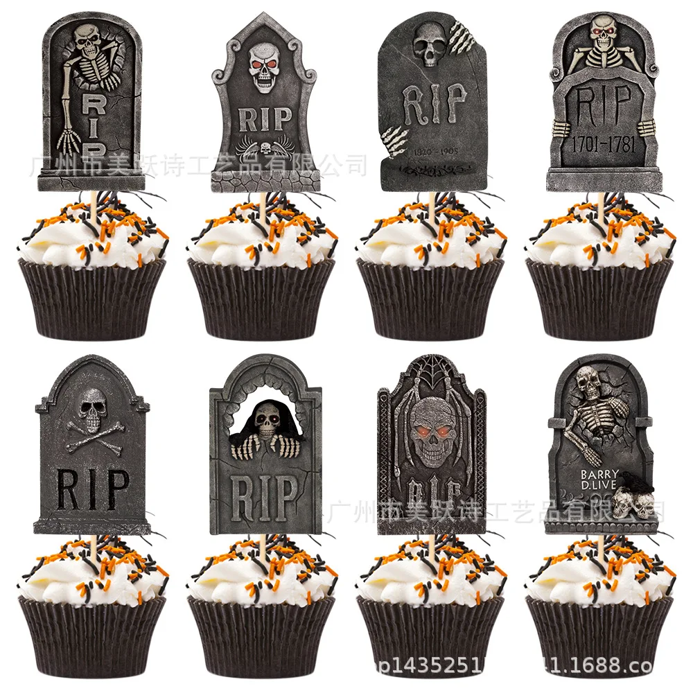 

Украшение для торта, на Хэллоуин, надгробие, с вечеринка в стиле Хэллоуин