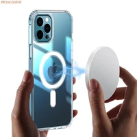 for magsafe magnetic wireless charging case for iphone 12 11 13 pro max mini xr x xs max 7 8 plus se 2020 shockproof cover cases