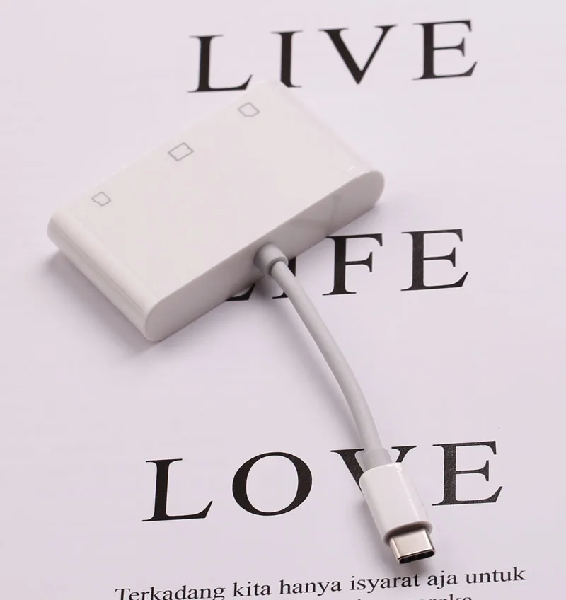 Кардридер с Type C на SD TF MicroSD SDHC CF OTG адаптер для Ipad Pro Macbook Huawei P40 P30 Samsung |