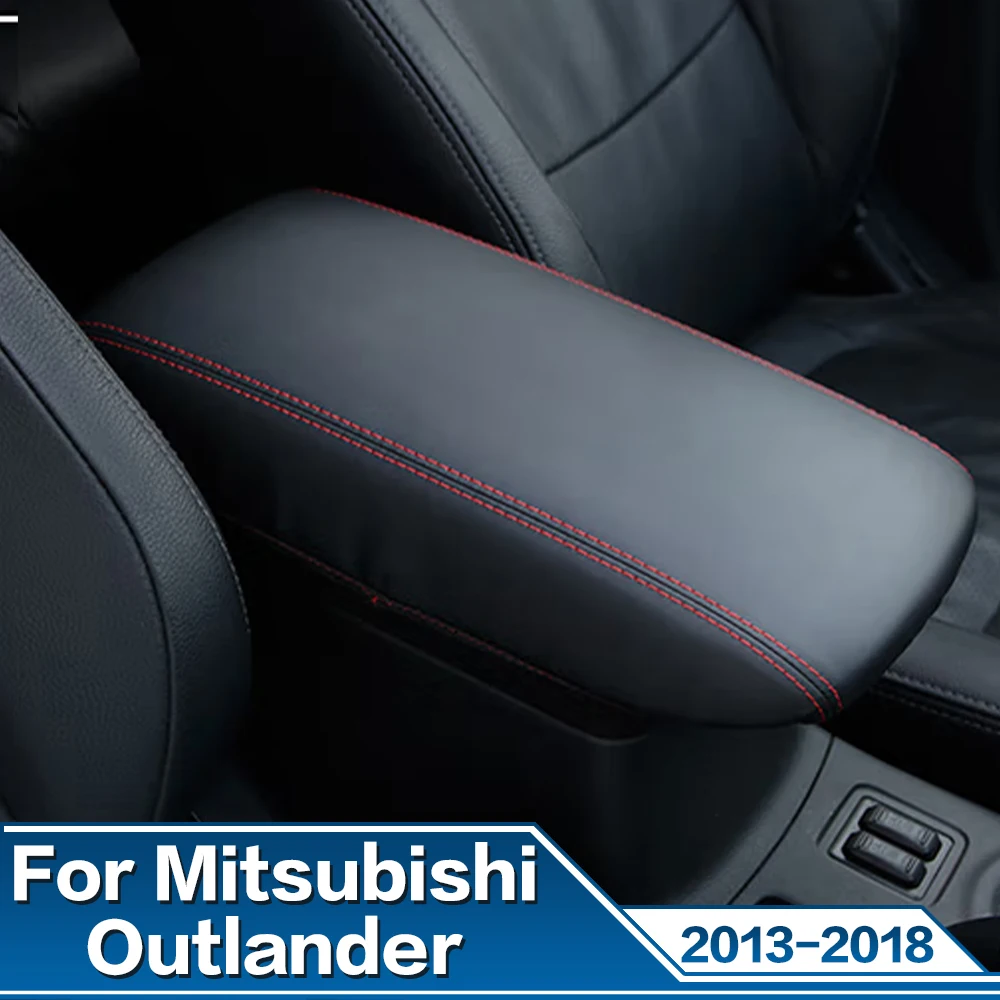 

1X для Mitsubishi Outlander 2013, 2014, 2015, 2016, 2017, 2018, центральной консоли, автомобильные подлокотники, чехол, украшение, аксессуары для интерьера