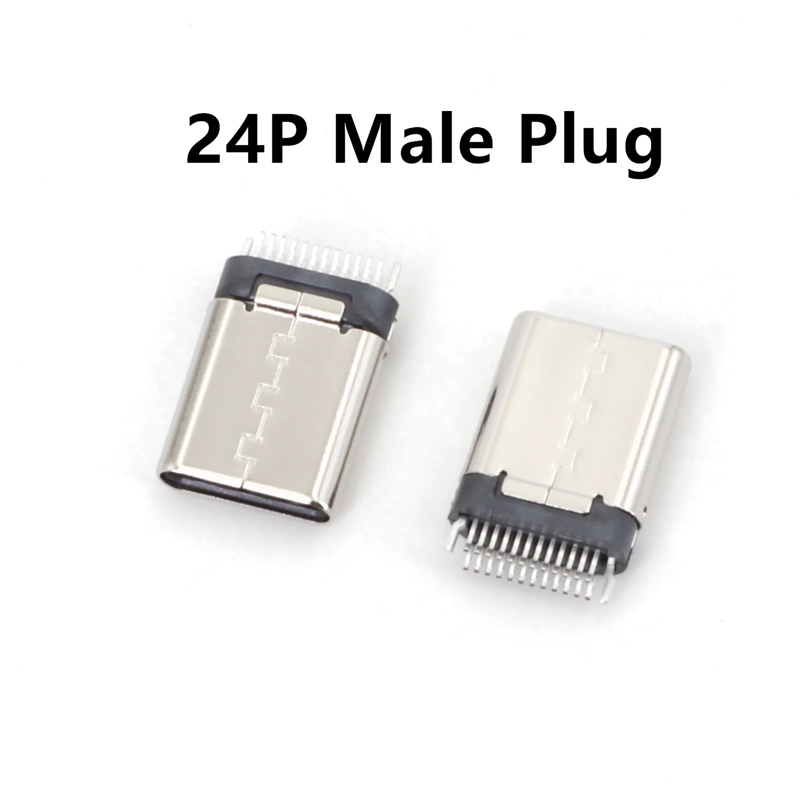 

USB 3.1 Type C разъемы «папа-мама», 6/16/24 контактные, медный сплав, нержавеющая сталь, 10 шт.