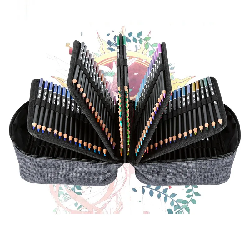 

Набор цветных карандашей, водорастворимые профессиональные художественные кисти, ручная роспись