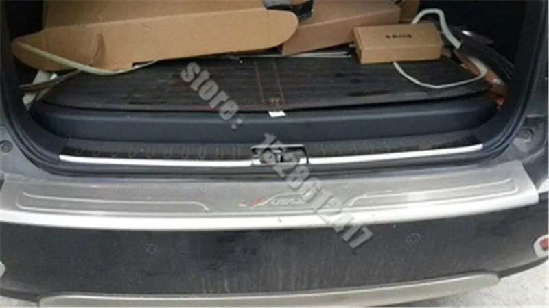 

Защита заднего бампера из нержавеющей стали для Lexus RX200T RX450h 2016-2021, протекторная пластина багажника, отделка, Стайлинг автомобиля