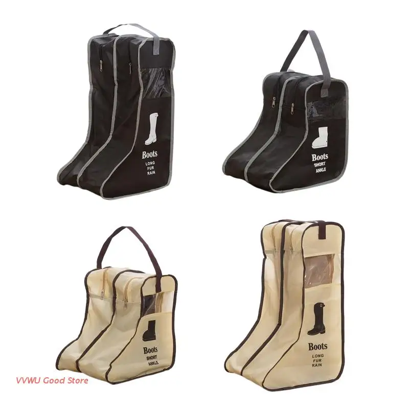 

Portable Bag Organizer Long Riding Rain Boots Dust Proof Travel Shoe Cover Pouch