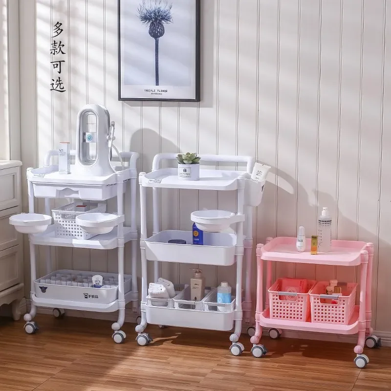 Маникюрная тележка для салона красоты Barbershop многофункциональная инструментов